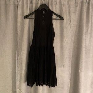 Free people black lace dress size 4